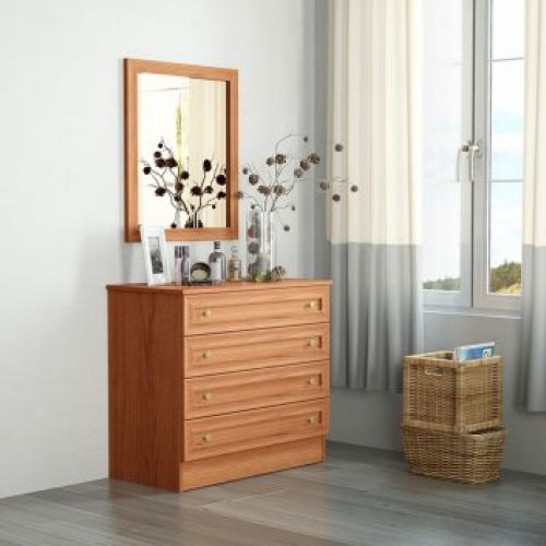 Dormitorio clasico moldura cerezo